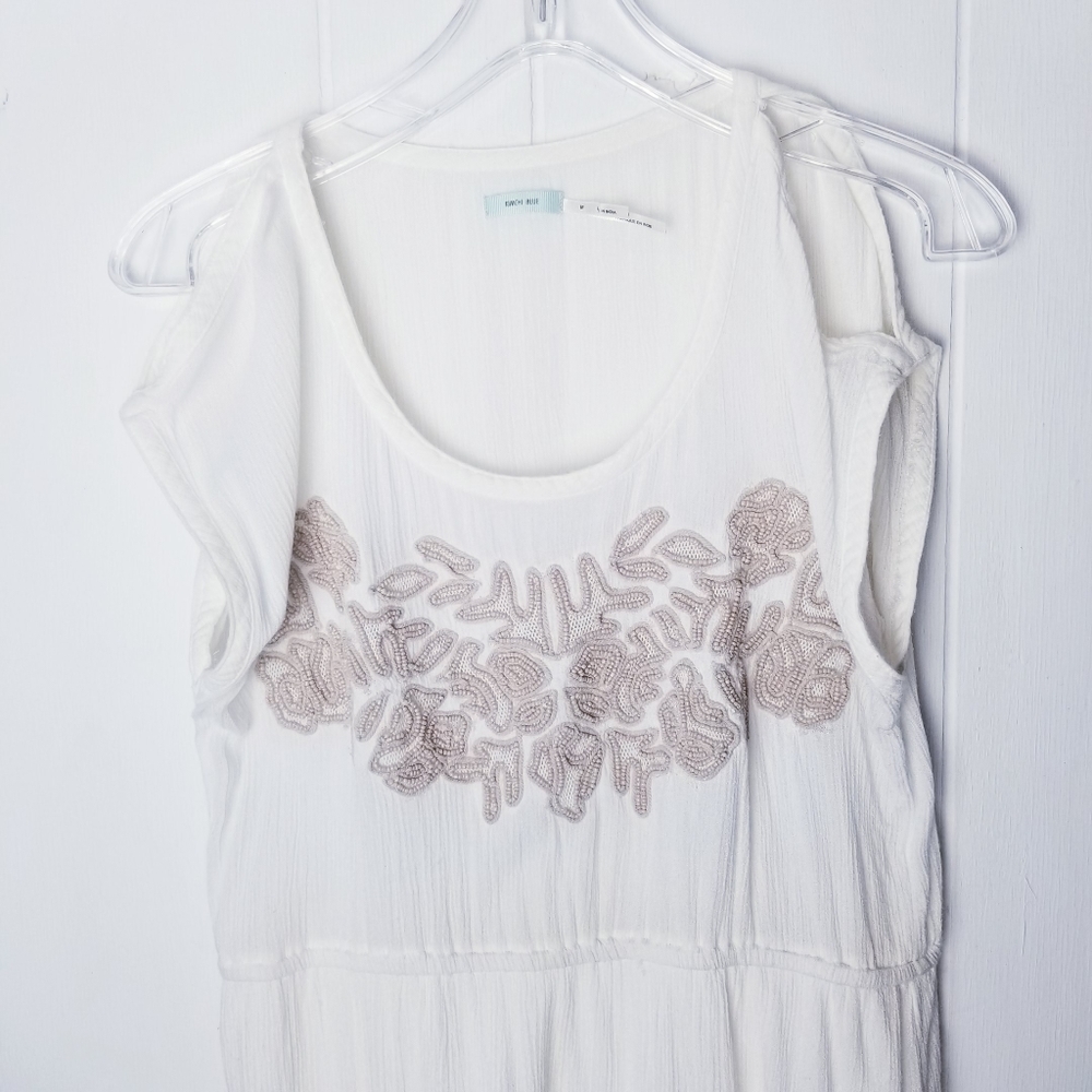 Kimchi Blue Cold Shoulder Beaded Dress Size Medium - Picture 6 of 14
